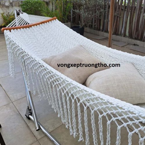 võng xếp inox lưới đan thủ công