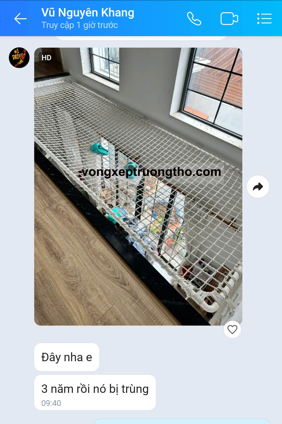 lưới an toàn giếng trời