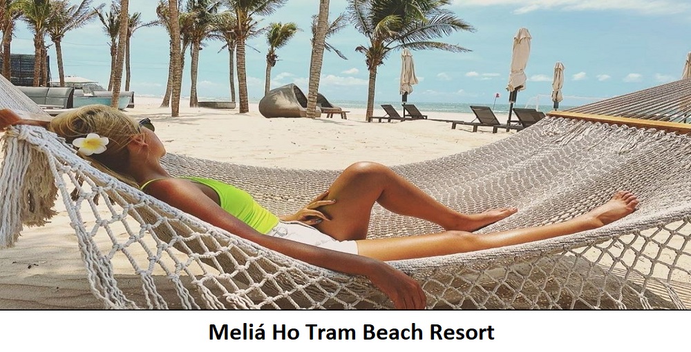 võng lưới bãi biển resort tại Melia Hồ Tràm